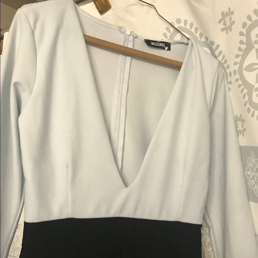 Black and white jumpsuit